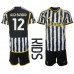 Billige Juventus Alex Sandro #12 Børnetøj Hjemmebanetrøje til baby 2023-24 Kortærmet (+ korte bukser)